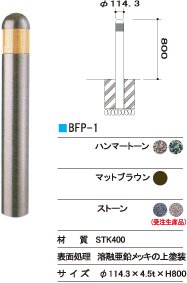 バリアフリーポール　BFP-1